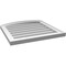 Ekena Millwork Arch Top Surface Mount PVC Gable Vent: Functional, w/ 2"W x 1-1/2"P Brickmould Frame, 22"W x 22"H GVPAR22X2202SF - alternate 3